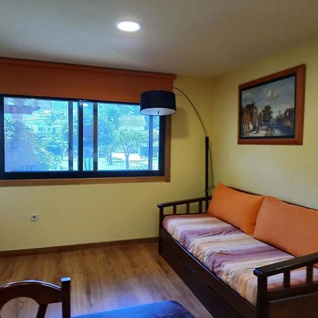 Apartamentos Ababides Baiona Bagian luar foto